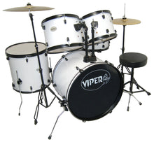 Load image into Gallery viewer, Viper 5 Piece Drum Kit Complete Full Size
